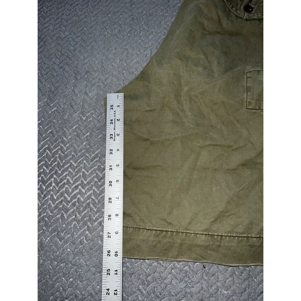 Polo Ralph Lauren Mens Distressed Army Green Cargo Shorts Size 36